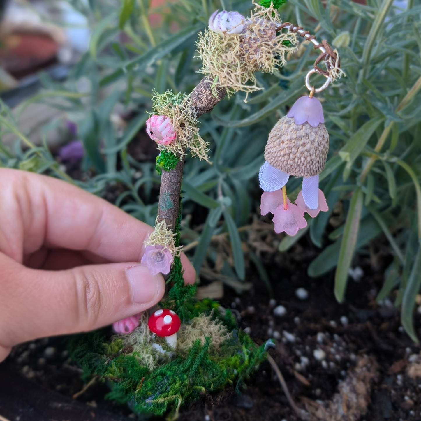 Miniature Woodland Fairy Lamp