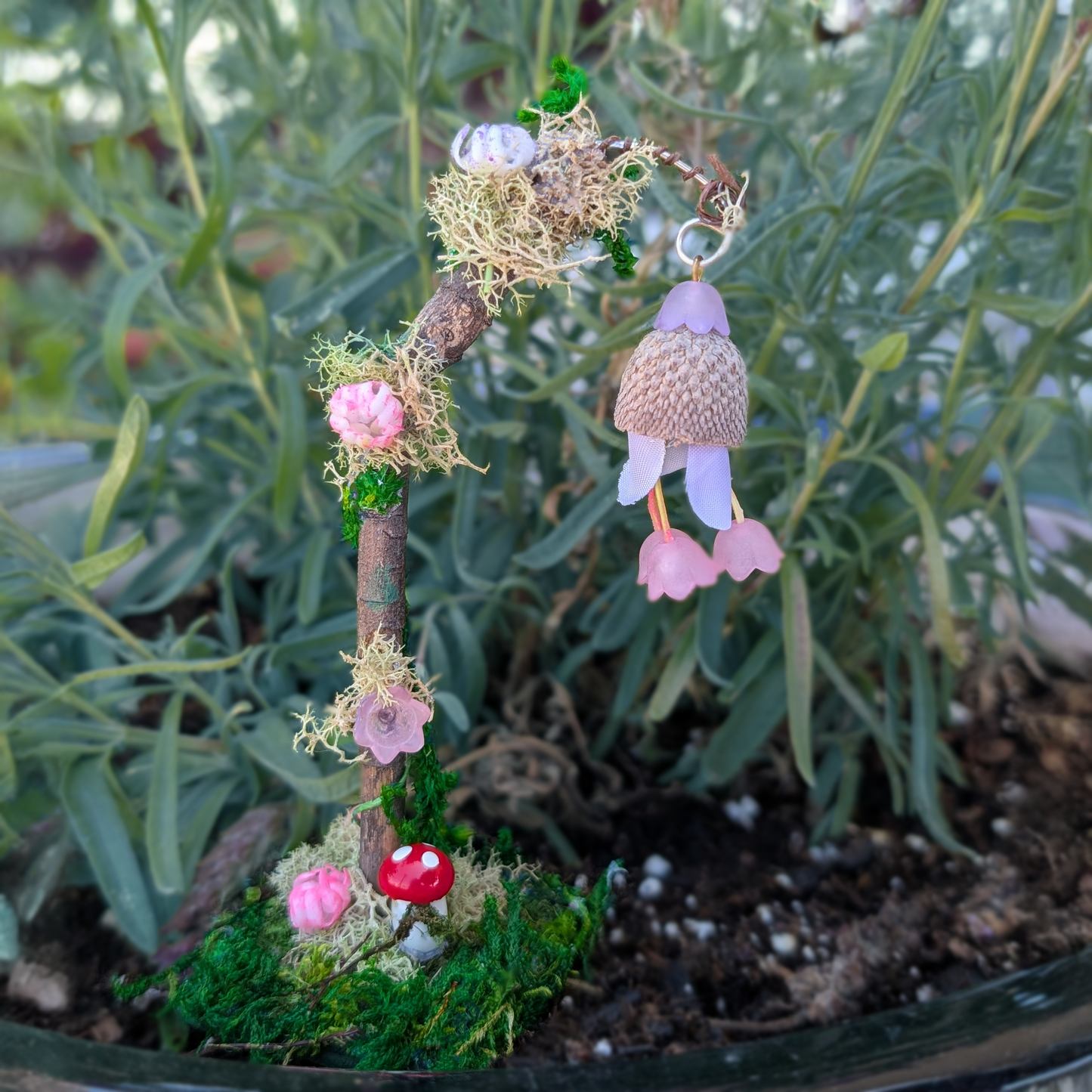 Miniature Woodland Fairy Lamp