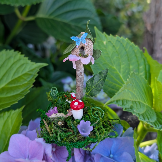 Miniature Fairy Garden Bird House